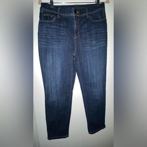 CHICO’S Slim-fitting Girlfriend Crop Size 0.5 (Size 6, Small) Denim Jeans Pants
